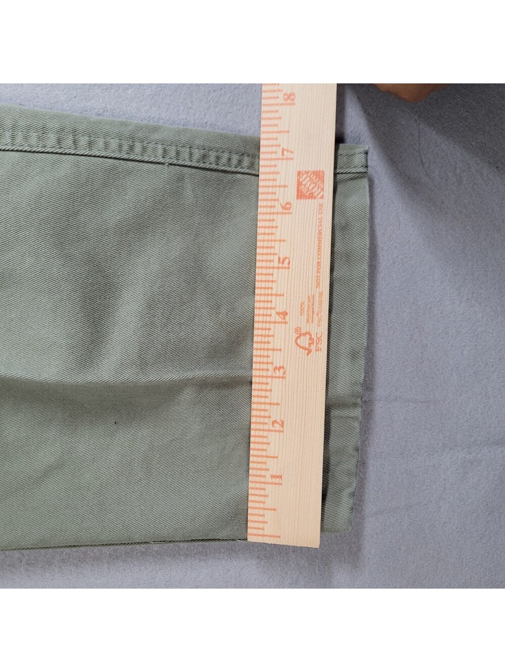 Matchstick Cargo Pants Mens 32x30 Khaki Canvas Straight Leg Pockets Utility - Picture 6 of 9